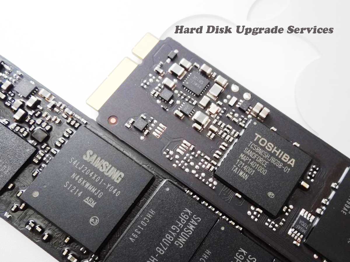 SSD and hard disk upgrade services
